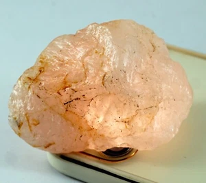 Piedra preciosa suelta áspera tierra áspera de 564 quilates rosa certificada 564 quilates - Imagen 1 de 5