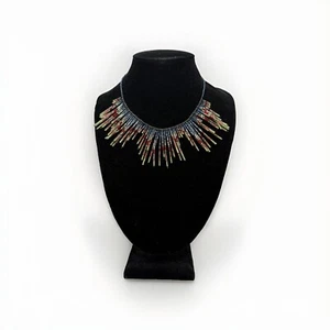Jade Jagger Blue And Red Beaded Necklace - Picture 1 of 4