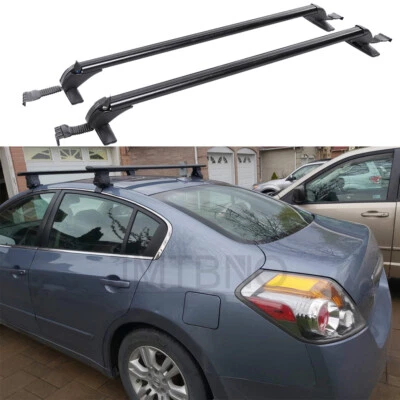 For Nissan Altima 07-2021 Roof Rack Cross Bar 43.3" Luggage Cargo Carrier +Lock - Image 1 of 4