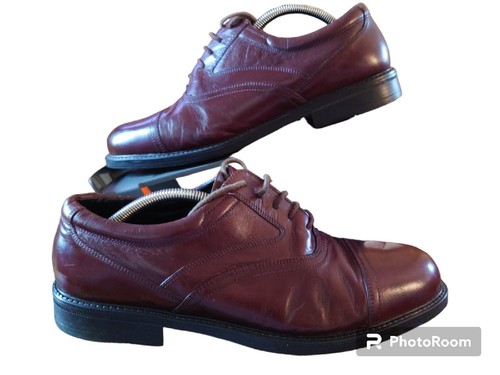 Scarpe formali Clarks uomo UK 8 extra larghe marrone marrone stringate pelle eleganti formali