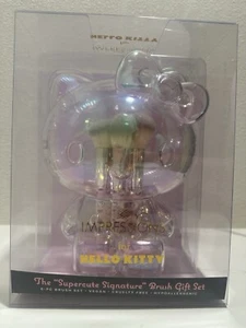 Hello Kitty x Impressions 6 Piece Makeup Brush Gift Set W/ Container New - Picture 1 of 6