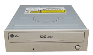 LG GCR-8523B IDE 52X CD-ROM Drive Beige - Price inc VAT - Afbeelding 1 van 3