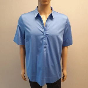 DAY*LIKE Peter Hahn Damenbluse royalblau Gr. 46 kurzarm - Bild 1 von 6