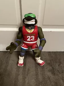 TMNT Turtles Giant 13” Slam Dunkin Don MJ #23 Basketball Mirage 1992 vedi foto - Foto 1 di 12