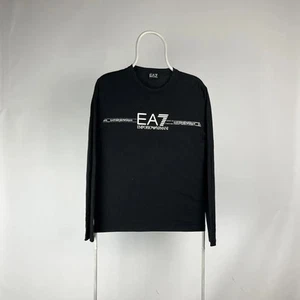 Emporio Armani long sleeve stripped logo size Small - Picture 1 of 5