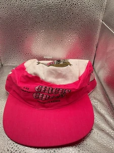 De colección Circo Circo Snapback Gorra Pintores Sombrero Rosa Neón Blanco Casino de Las Vegas - Imagen 1 de 3