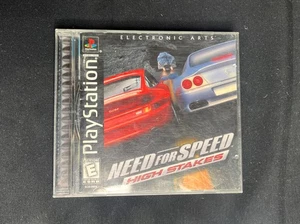 Need for Speed: High Stakes (Sony PlayStation 1, 1999) PS1 CIB con tarjeta de registro - Imagen 1 de 5
