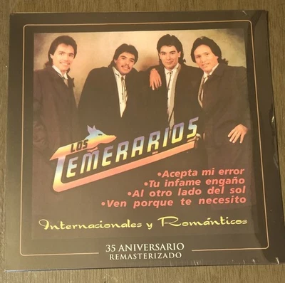 LOS TEMERARIOS LP VINYL Internacionales Y Románticos 35 Aniversario Remasterizad - Image 1 of 2