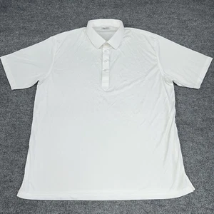 Collars & Co Vestido Cuello Polo Hombres 2XL Blanco Calce Relajado Manga Corta LEER - Imagen 1 de 8