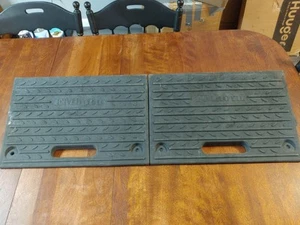 Heavy Duty Rubber Kerb Ramps, For Wheelchairs, Dollies, Scooters, And More - Picture 1 of 5