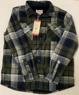 Boston Traders MBRB110 Plush Lined Flannel Shirt Jacket XL NWT Sherpa Winter - Image 1 of 4