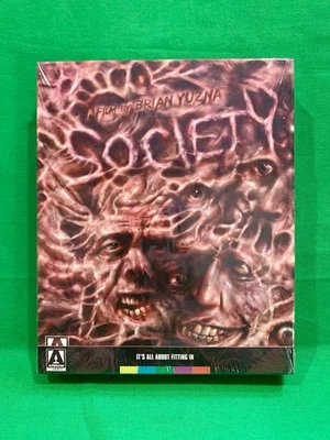 Society Arrow Limited Edition OOP Blu-ray DVD TEXTURED SLIPCASE +Book *Like New* - Image 1 of 4