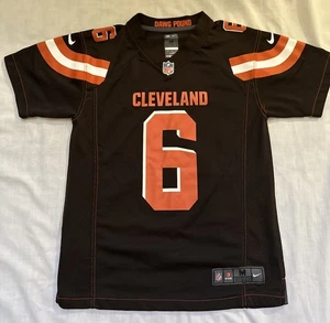 Baker Mayfield #6 Cleveland Browns Nike On Field Brown Jersey Size YOUTH Medium - Picture 1 of 8