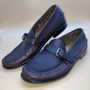 Scarpe mocassini GH Bass & Co Weejuns Bran Monk Strap da uomo taglia 11,5 grana marrone - Foto 1 di 12