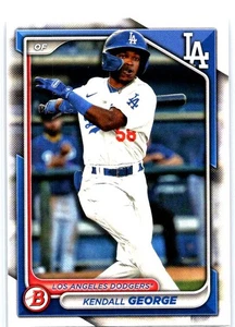 2024 Bowman #BP-58 Kendall George Prospects Los Angeles Dodgers - Bild 1 von 2