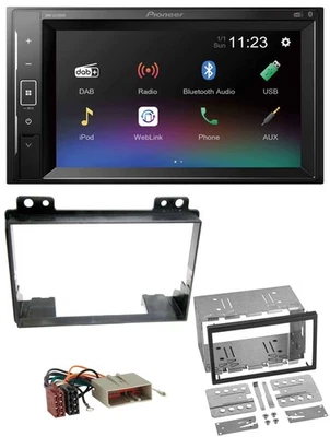 Pioneer DAB MP3 2DIN Bluetooth USB Autoradio für Ford Fiesta 03-05 Fusion 02-05 - Bild 1 von 4