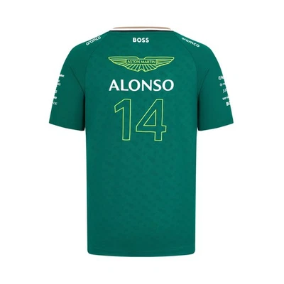Camiseta Aston Martin F1 2024 Fernando Alonso Verde - Grande - Mercancía con licencia gratuita Foto 1 de 2