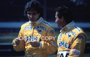 NELSON PIQUET CAMEL LOTUS 101 BRAZILIAN GRAND PRIX 1989 F1 35MM SLIDE NAKAJIMA - Picture 1 of 2