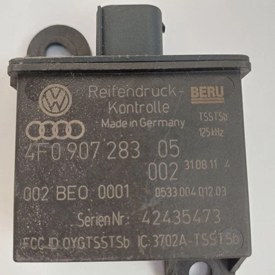 2006-2015 Volkswagen Touareg Tire Pressure Monitoring Transmitter 4F0907283 - Image 1 of 4
