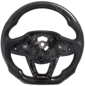 Carbon Fiber Steering Wheel Fit BMW G20 G30 X7 G05 X5 X6 G30 G80 No Heated - Foto 1 di 7