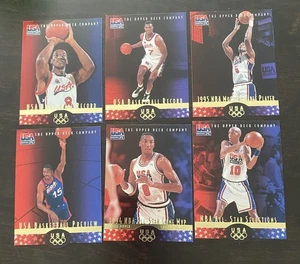 6er Set USA 1996 Olympic Basketball Dream Team Upper Deck Player Card - Neu - Bild 1 von 2
