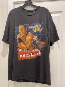 Vintage Wrestling Shirt 1990’s Shawn Michaels Promo Sweet Chin Music WWF WWE HBK - Picture 1 of 18