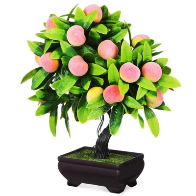  Bonsai Artificial Decoración Plantas Falsas para Habitación Decorativo Maceta Árbol Foto 1 de 4