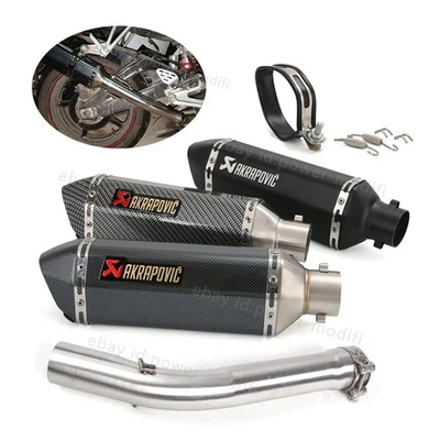 Silenciador de puntas de escape deslizable sistema 51 mm para Yamaha YZF R6 1998-2005 Foto 1 de 4