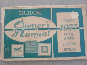 1977 Buick Original Riviera Electra Estate Wagon LeSabre owners manual - Picture 1 of 7