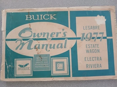 1977 Buick Original Riviera Electra Estate Wagon LeSabre owners manual - Image 1 of 4