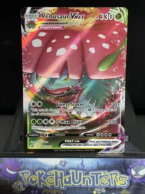 Pokemon Card Venusaur VMAX SWSH102 Sword & Shield Black Star Promo Near Mint - Image 1 of 2