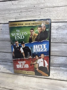 Shaun of the Dead, Hot Fuzz, The Worlds End (DVD) New Sealed Cornetto Trilogy - Picture 1 of 4