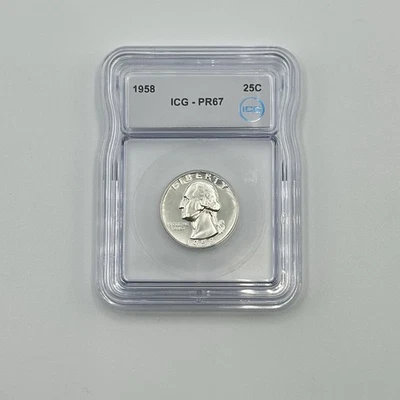 1958 Washington Quarter MS67 ICG - Image 1 of 2