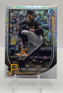 2025 Bowman Chrome Paul Skenes Mojo Refractor Pittsburgh Pirates #BCP-XX 🔥 - Picture 1 of 2