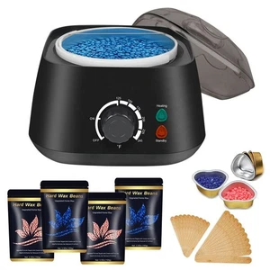 Wachserhitzer Maschine Set mit Bohnen zur Körperhaarentfernung - Enthaarungswachs - Bild 1 von 7