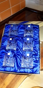 Boxed Set Of 6 x German Schott Cristal Whisky / Spirit Glasses - Picture 1 of 5