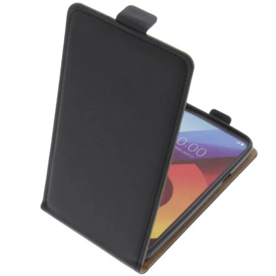 Custodia per LG Q6/G6 Mini Custodia Cellulare Modello Flip Custodia Nera - Immagine 1 di 4