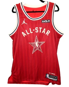 Nike Dri Fit Jordan 2024 NBA 73rd All-Star Edition #24 Red LARGE 48 Jersey NWT - Picture 1 of 19