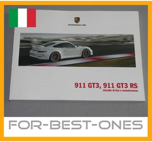 Neu Italienisch Porsche 911 GT3 GT3RS 991 Handbuch Betriebsanleitung Wartung - Bild 1 von 6