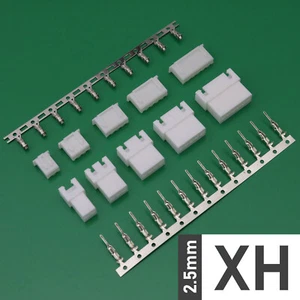 XH 2.5mm Plug + Wire Socket + Crimps 2-6p Crimp Connector W2W (JST XH Style) - Picture 1 of 6