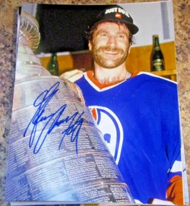GLENN ANDERSON EDMONTON OILERS SIGNED 8X10 MATTE PHOTO (C) - Picture 1 of 2