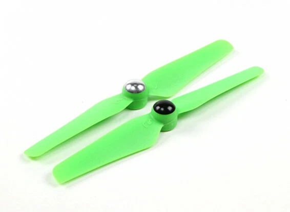 5" x 3.2 Self serrage Hélice pour Multi-Rotor CW et CCW Rotation (1 paire) Vert - Image 1 of 1