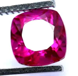 Natural Pink Sapphire 6.75 Ct Cushion Cut Certified Loose Stunning Gemstone - Picture 1 of 10