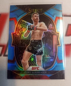 2023 CORY SANDHAGEN /249 PANINI SELECT UFC LIGHT BLUE PRIZM #12 BANTAMWEIGHT 