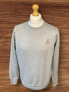 Brave Soul Grey Sweatshirt Crew Neck Long Sleeve Size M - Picture 1 of 2