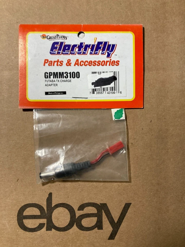 Adaptador de carga 2 de Great Planes Electrifly GPMM3100 Futaba TX NUEVO EN PAQUETE Foto 1 de 1