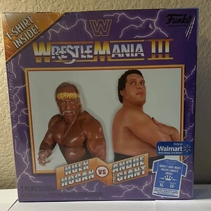 New Funko WWF WrestleMania III Hogan vs Andre the Giant XL T-Shirt *Mint* WWE - Picture 1 of 6
