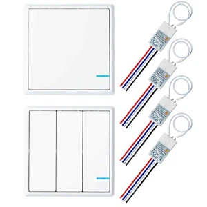 Wireless 1/3 Channel ON/OFF Lamp Remote Control Switch Receiver Transmitter New - Picture 1 of 12