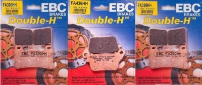 Juego de pastillas de freno delanteras y traseras EBC HH 2007-2017 Honda CBR600RR, 2006-2016 CBR100RR Foto 1 de 4