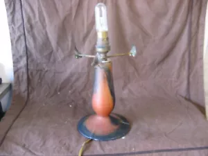 Superbe pied de lampe en pate de verre Signé Le verre Français, Schneider 1920 - Imagen 1 de 15
